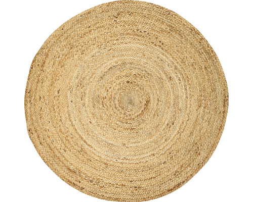 Rond vloerkleed van natuurlijke vezels